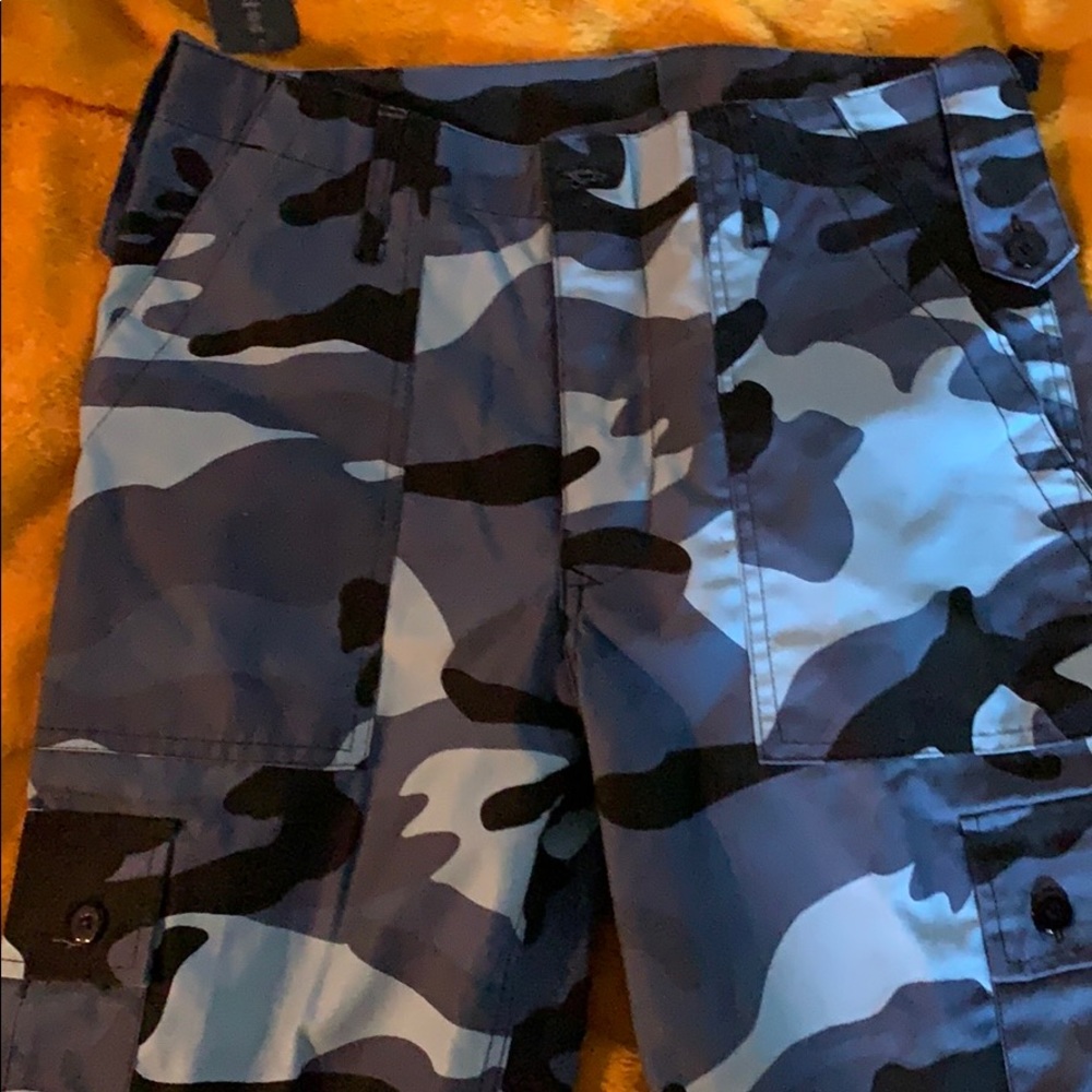 Blue Camo Pants (Urban Outfitters)